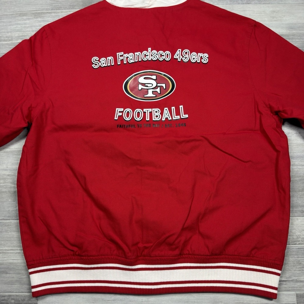 Darius Rucker Collection x Fanatics SF 49ers Full-Snap Hoodie Jacket – Size XL - Picture 8 of 11
